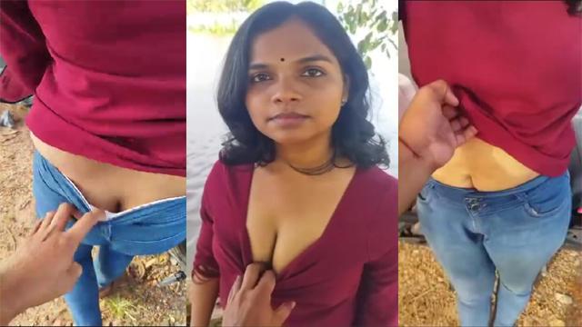 Cute Girlfriend Outdoor Fun With Boyfriend Mamakutty Video